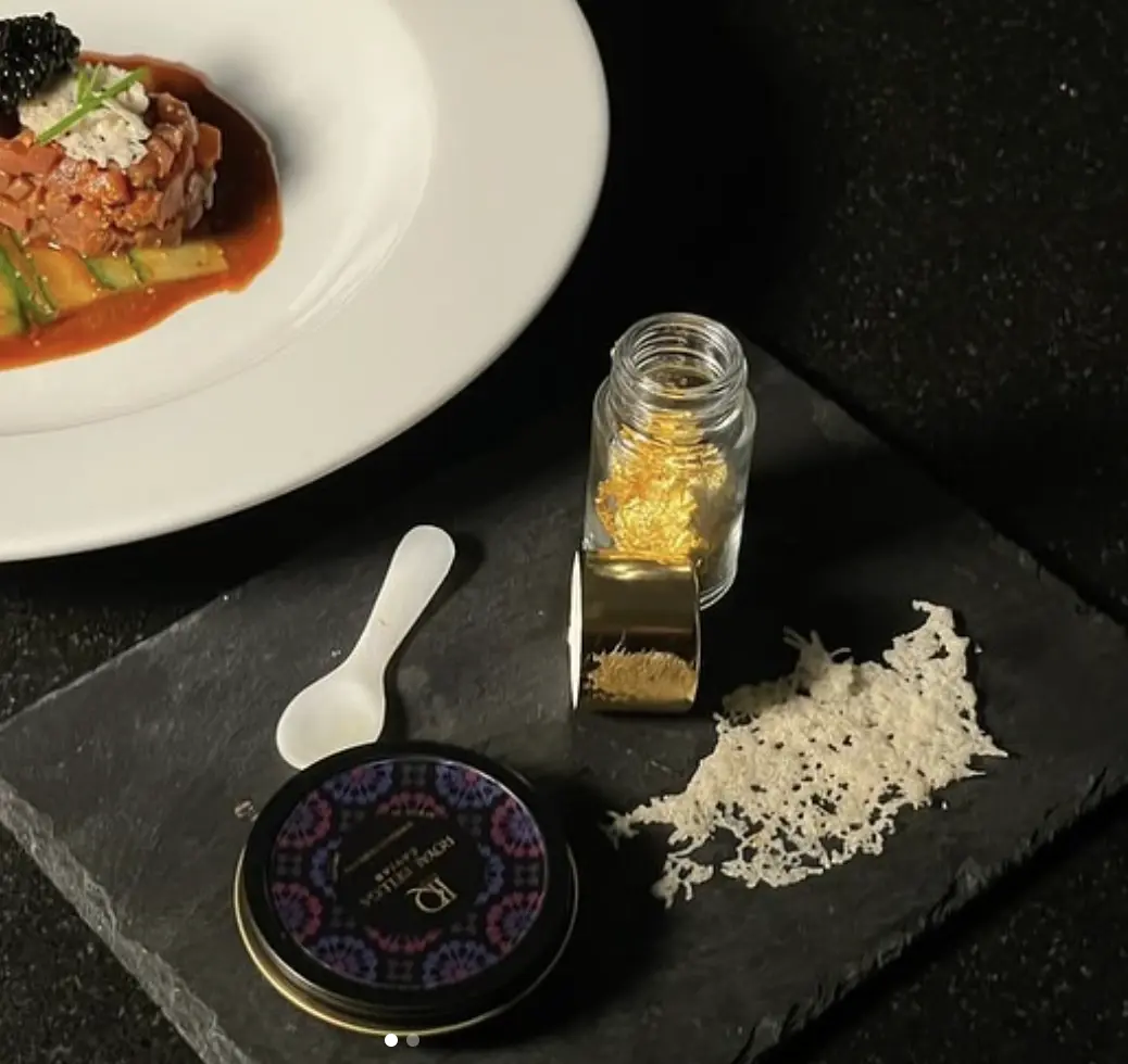 Instagram post Royal Beluga Caviar. The essence of luxury.